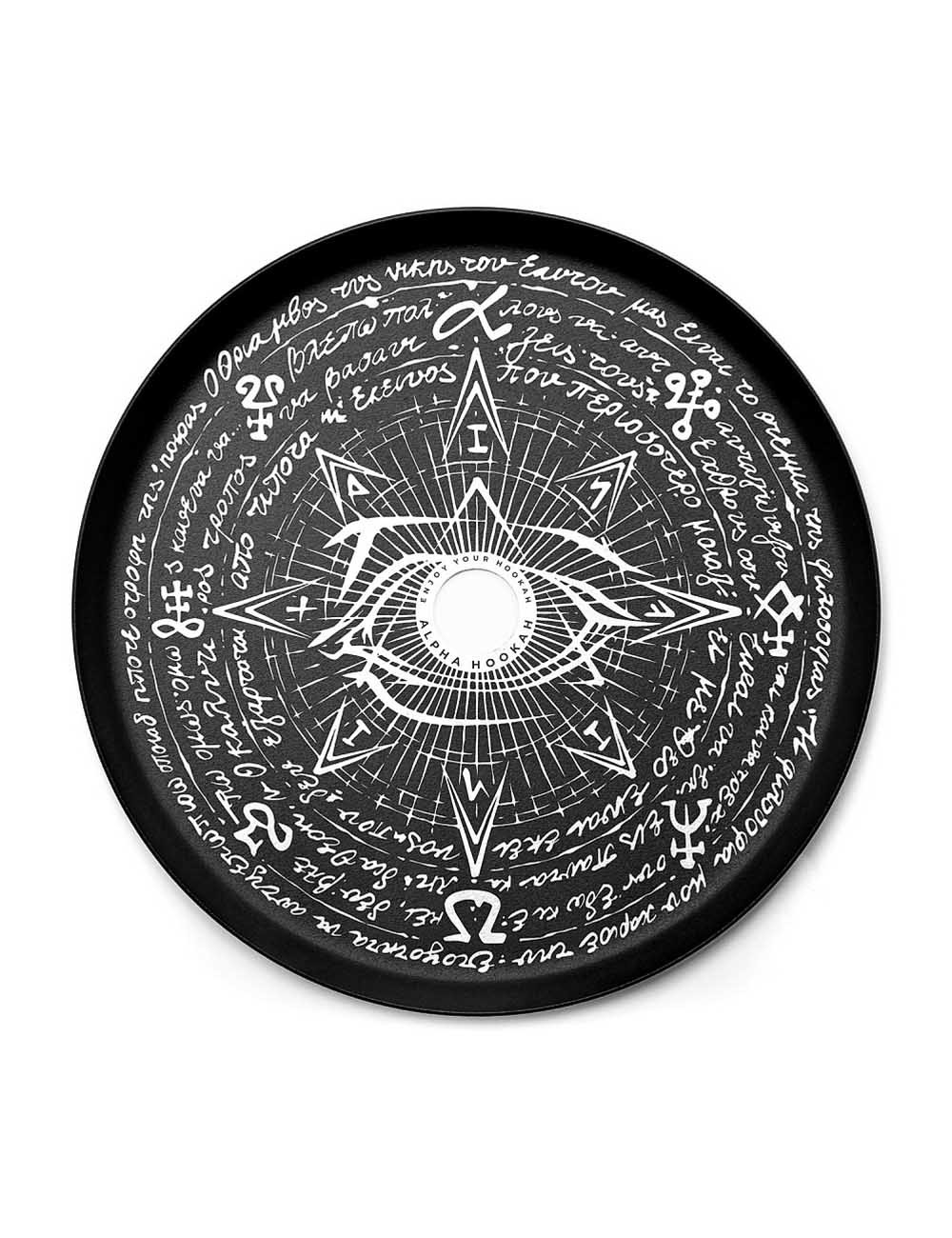 БЛЮДЦЕ ALPHA HOOKAH C ДИЗАЙНЕРСКОЙ ГРАВИРОВКОЙ n10